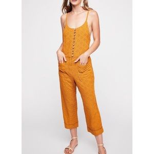 Free People Honeycomb One Piece Jumpsuit